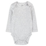 5-Pack Organic Cotton Long Sleeve Bodysuits, Graphic Nature