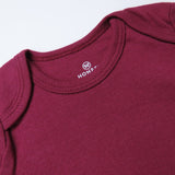 5-Pack Organic Cotton Long Sleeve Bodysuits, Prep Academy