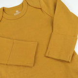 5-Pack Organic Cotton Long Sleeve Bodysuits, Rainbow Geo Black