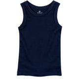 5-Pack Organic Cotton Sleeveless Muscle T-Shirts, Blue Ombre