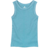 5-Pack Organic Cotton Sleeveless Muscle T-Shirts, Blue Ombre