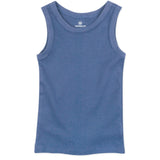 5-Pack Organic Cotton Sleeveless Muscle T-Shirts, Ombre Blues