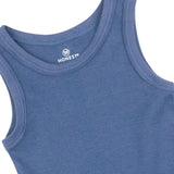 5-Pack Organic Cotton Sleeveless Muscle T-Shirts, Ombre Blues