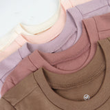 5-Pack Organic Cotton Long Sleeve T-Shirts, Autumn Pinks