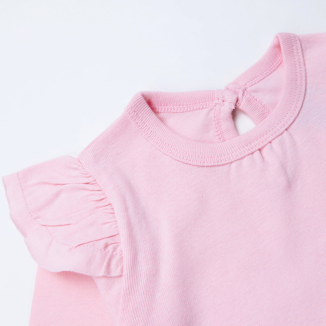 5-Pack Organic Cotton Long Sleeve Bodysuits, Varsity Pink