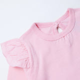 Go to slide 3, 5-Pack Organic Cotton Long Sleeve Bodysuits, Varsity Pink