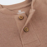 5-Pack Waffle Henley, Sandstorm