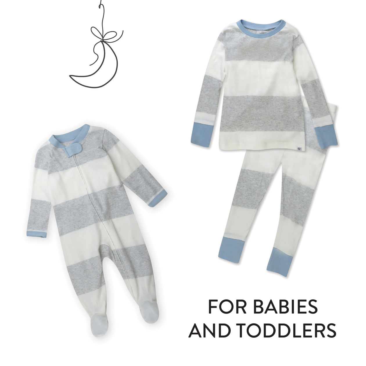 Pre-owned Gray Stripe PJ Set size: 4T - Mightly