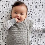 Organic Cotton Fitted Crib Sheet, Pattern Play