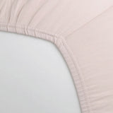 Organic Cotton Fitted Crib Sheet, Peach Skin