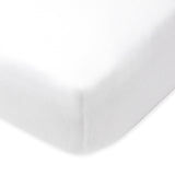 Organic Cotton Fitted Crib Sheet, Bright White