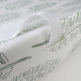 Organic Cotton Changing Pad Cover, Jumbo Leaf Sage