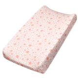 Organic Cotton Changing Pad Cover, Peach Skin Papercut Floral