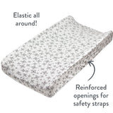 Organic Cotton Changing Pad Cover, Tossed Skulls