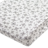 Organic Cotton Changing Pad Cover, Tossed Skulls