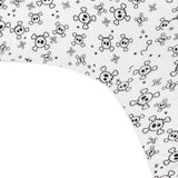 Organic Cotton Changing Pad Cover, Tossed Skulls