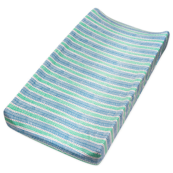 Organic Cotton Changing Pad Cover, Dots + Dashes