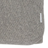 Organic Cotton Matelasse Reversible Receiving Blanket, Pattern Play