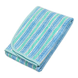 Organic Cotton Matelasse Reversible Receiving Blanket, Dots + Dashes