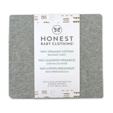Organic Cotton Bassinet Sheet, Gray Heather