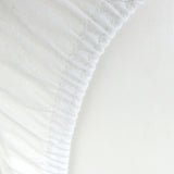 Organic Cotton Bassinet Sheet, White