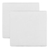 2-Pack Organic Cotton Changing Pad Covers, Bright White