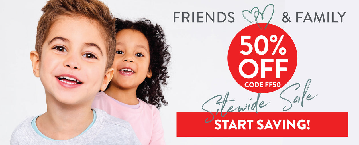 Friends & Family 50% off sitewide sale with code FF50