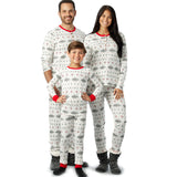 Organic Cotton Holiday Matching Family Pajamas, Jumbo Fair Isle