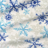Organic Cotton Holiday Matching Family Pajamas, Falling Snowflakes