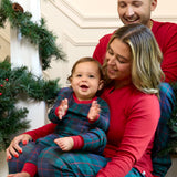 Organic Cotton Holiday Matching Family Pajamas, Black Watch Plaid