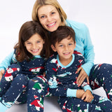 Organic Cotton Holiday Matching Family Pajamas,  Snow Boardin