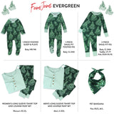 Organic Cotton Holiday Matching Family Pajamas, Ever Green