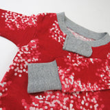 Organic Cotton Holiday Matching Family Pajamas, Berry Red