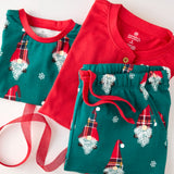 Organic Cotton Holiday Matching Family Pajamas, Secret Santa