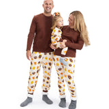 Organic Cotton Holiday Matching Family Pajamas, Turkey Treats