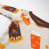 Organic Cotton Holiday Matching Family Pajamas, Turkey Treats