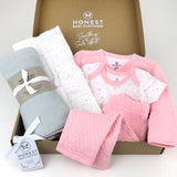 TAKE ME HOME 6-Piece Organic Cotton Gift Set, Pink