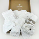 WELCOME HOME 12-Piece Organic Cotton Gift Set, Bright White