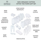 OVER THE TOP 24-Piece Organic Cotton Gift Set, Bright White