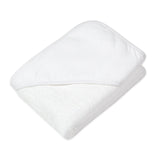 3-Piece Organic Cotton Hooded Towel Set, Bright White