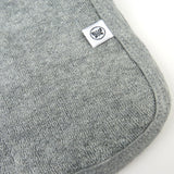 5-Pack Organic Cotton Washcloths, Heather Gray