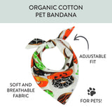 Go to slide 18, Organic Cotton Holiday Matching Family Pajamas, Spoo-oo-keey Donuts Green