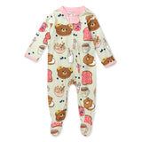 Organic Cotton Fun Foods Pajamas For Babies & Toddlers, Beary Breakfast