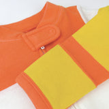 Organic Cotton Celebration Pajamas, Bold Stripe Candy Corn