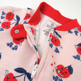 Organic Cotton Celebration Pajamas, Cherry Crush