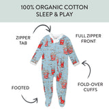 Organic Cotton Fun Foods Pajamas For Babies & Toddlers, Cinema Snacks