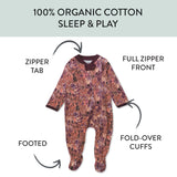 Organic Cotton Sleep & Play, Dreamy Jaguar