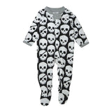 Go to slide 2, Organic Cotton Celebration Pajamas, Happy Skulls
