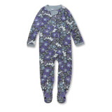 Organic Cotton Sleep & Play, Jumbo Floral Dusty Purple