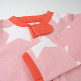 Organic Cotton Celebration Pajamas, Jumbo Star Pink